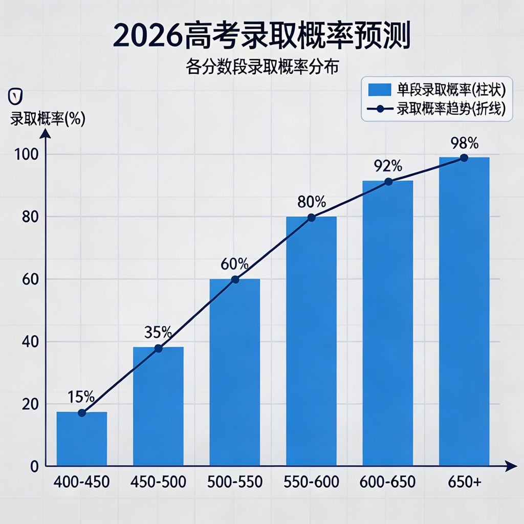 高考录取概率分布